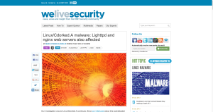 Linux Cdorked.A malware  Lighttpd and nginx web servers also affected   We Live Security